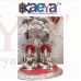 OkaeYa Silver Plated Laxmi Ganesha Tree God Idols Oxidized Silver Finish